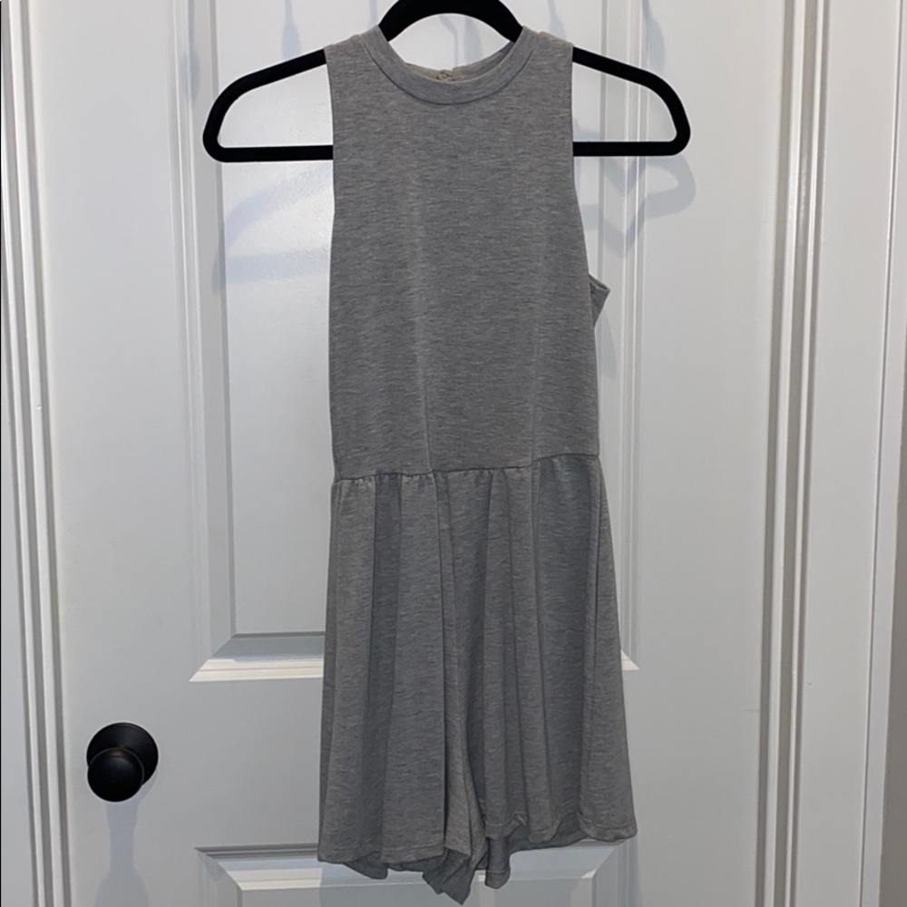 Gray romper